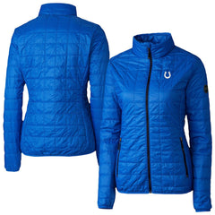 Indianapolis Colts Cutter & Buck Women's Rainier PrimaLoft Eco Insulated Full-Zip Puffer Jacket | NFL On sale