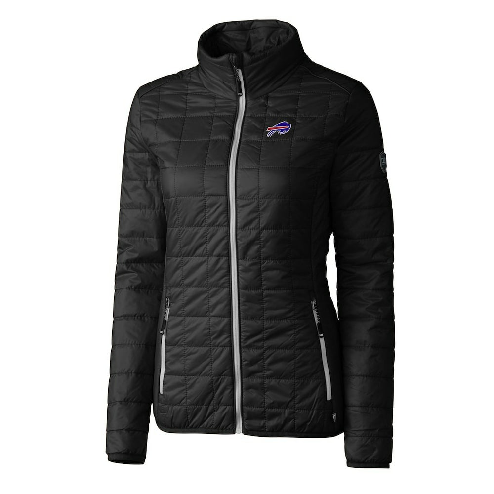 Buffalo Bills Cutter & Buck Women's Rainier PrimaLoft Eco Insulated Full-Zip Puffer Jacket | NFL Outlet
