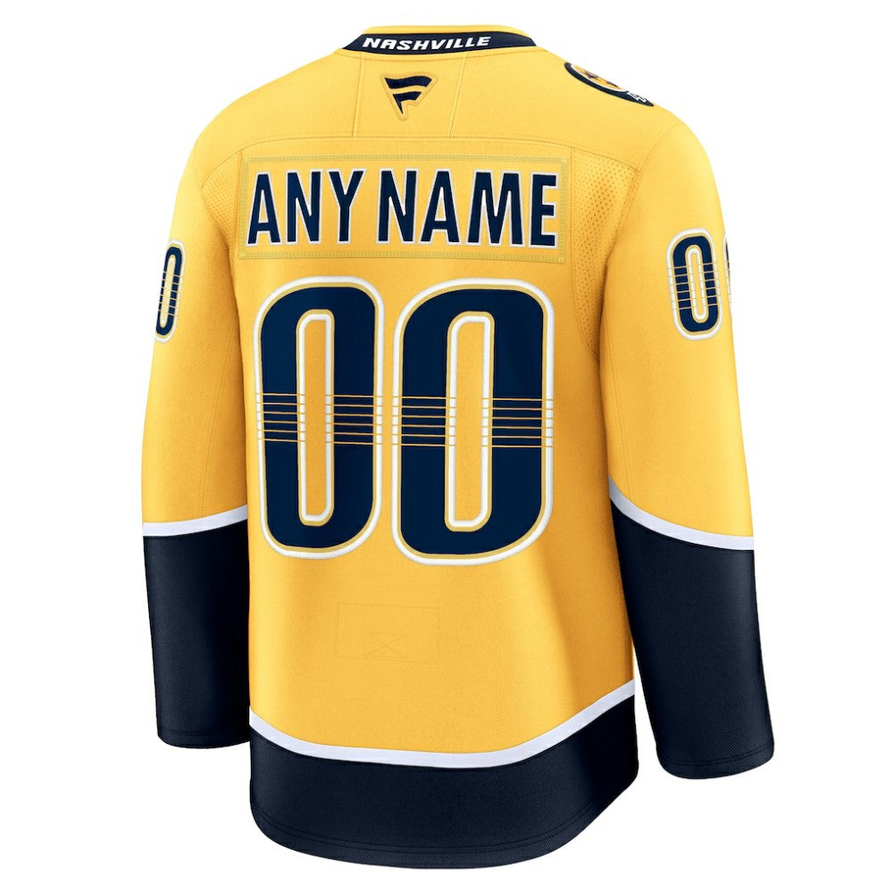 Nashville Predators Fanatics Home Premium Custom Jersey -  NHL Jerseys