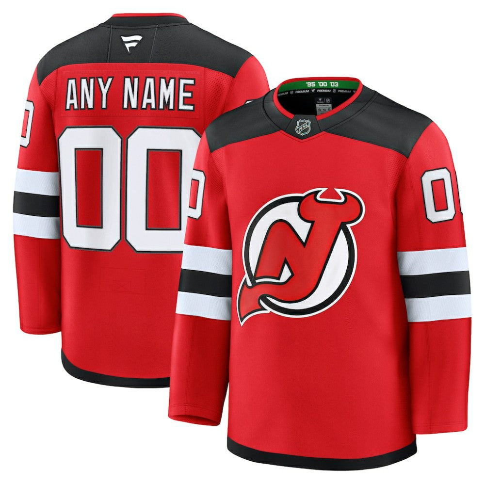 New Jersey Devils Fanatics Home Premium Custom Jersey -  NHL Jerseys