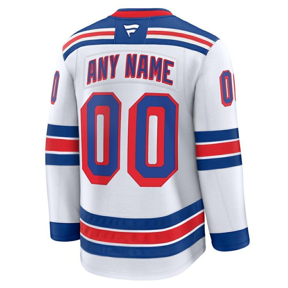 New York Rangers Fanatics Away Premium Custom Jersey -  NHL Jerseys