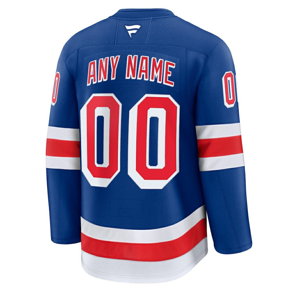 New York Rangers Fanatics Home Premium Custom Jersey -  NHL Jerseys