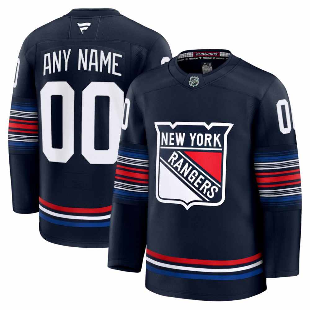 New York Rangers Fanatics Alternate Premium Custom Jersey -  NHL Jerseys