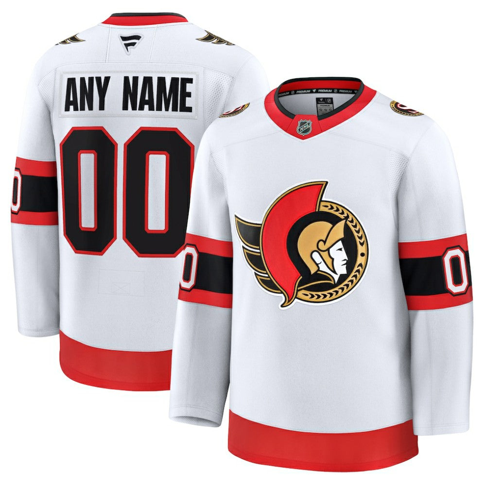 Ottawa Senators Fanatics Away Premium Custom Jersey -  NHL Jerseys
