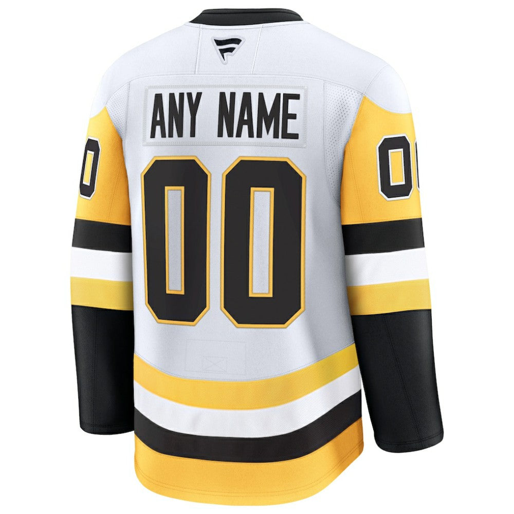 Pittsburgh Penguins Fanatics Away Premium Custom Jersey -  NHL Jerseys