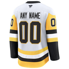 Pittsburgh Penguins Fanatics Away Premium Custom Jersey -  NHL Jerseys