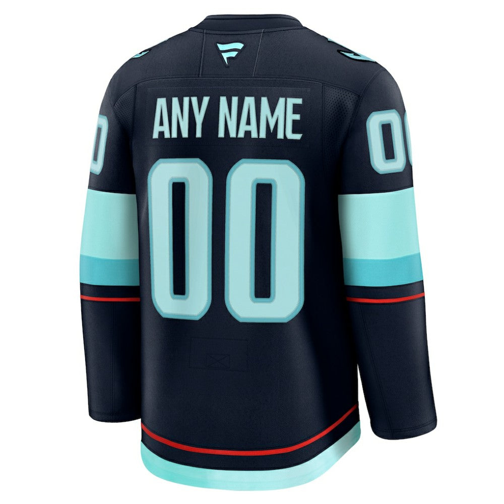 Seattle Kraken Fanatics Home Premium Custom Jersey -  NHL Jerseys