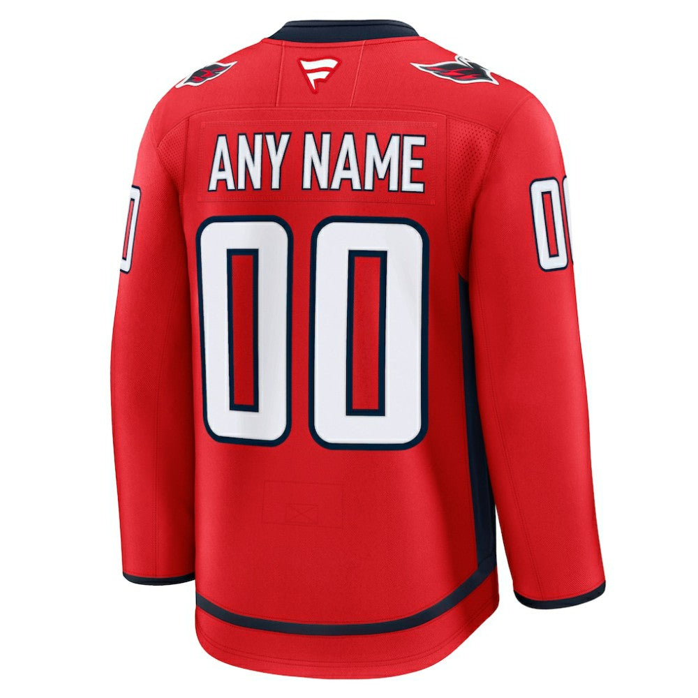 Washington Capitals Fanatics Home Premium Custom Jersey -  NHL Jerseys