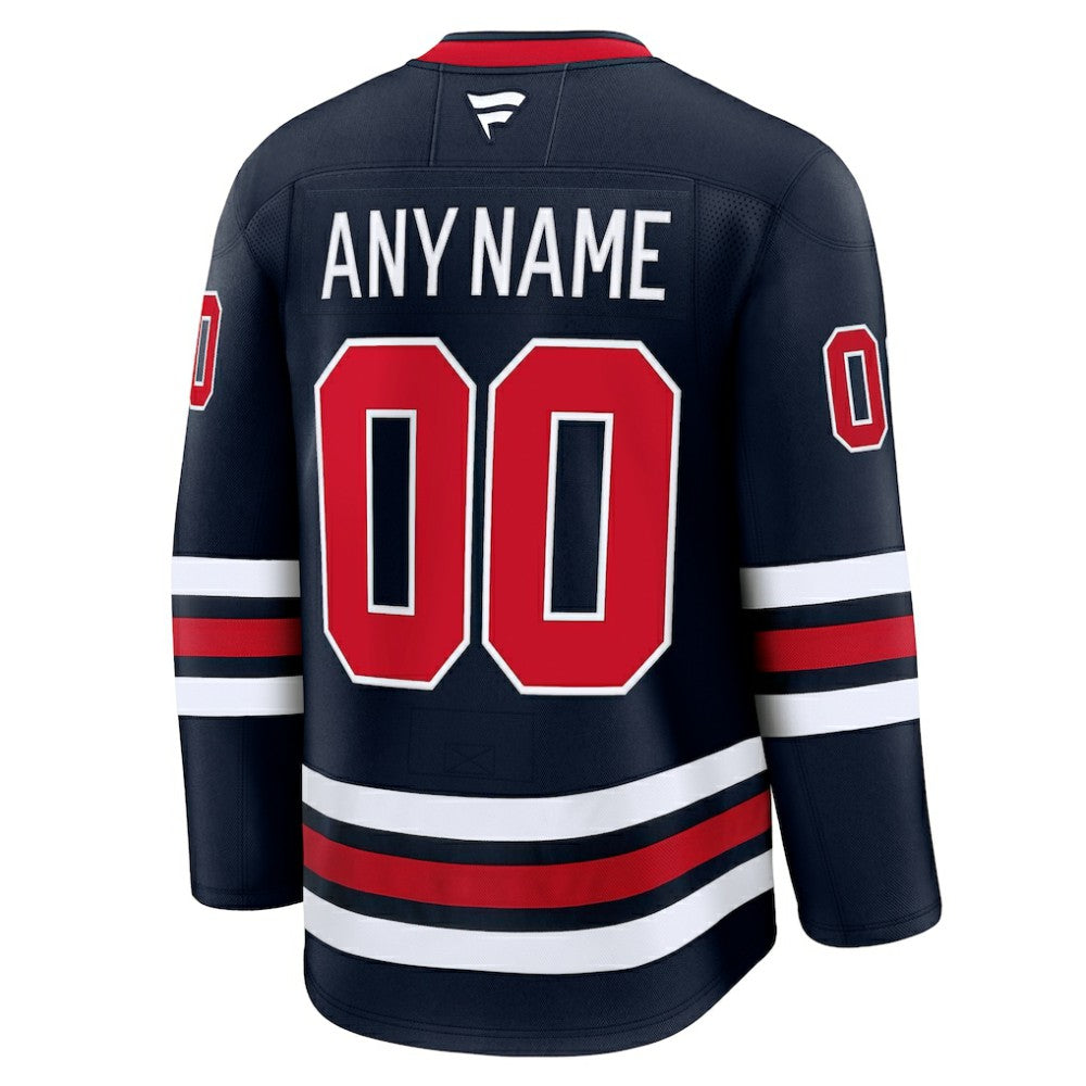 Winnipeg Jets Fanatics Alternate Premium Custom Jersey -  NHL Jerseys