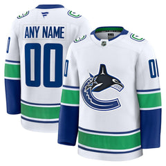 Vancouver Canucks Fanatics Away Premium Custom Jersey -  NHL Jerseys
