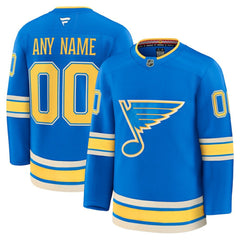St. Louis Blues Fanatics Alternate Premium Custom Jersey -  NHL Jerseys
