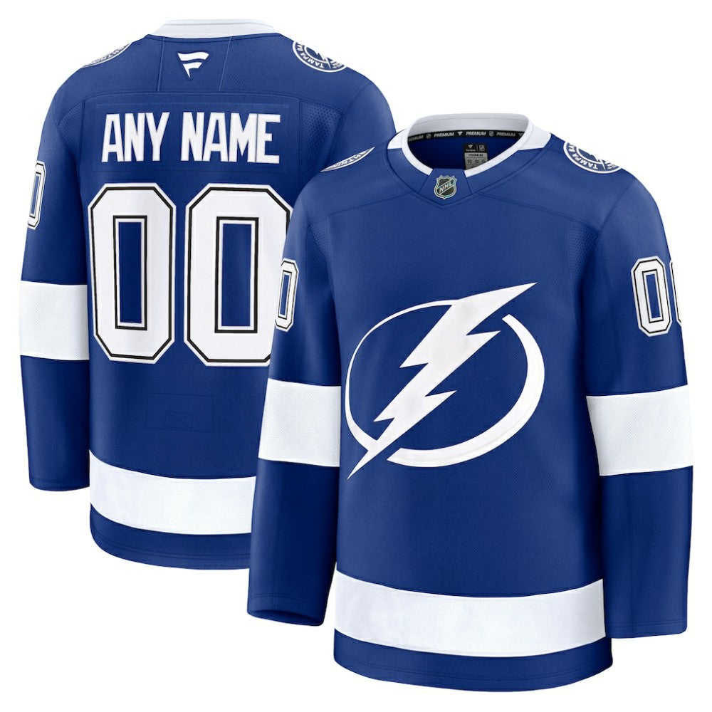 Tampa Bay Lightning Fanatics Home Premium Custom Jersey -  NHL Jerseys