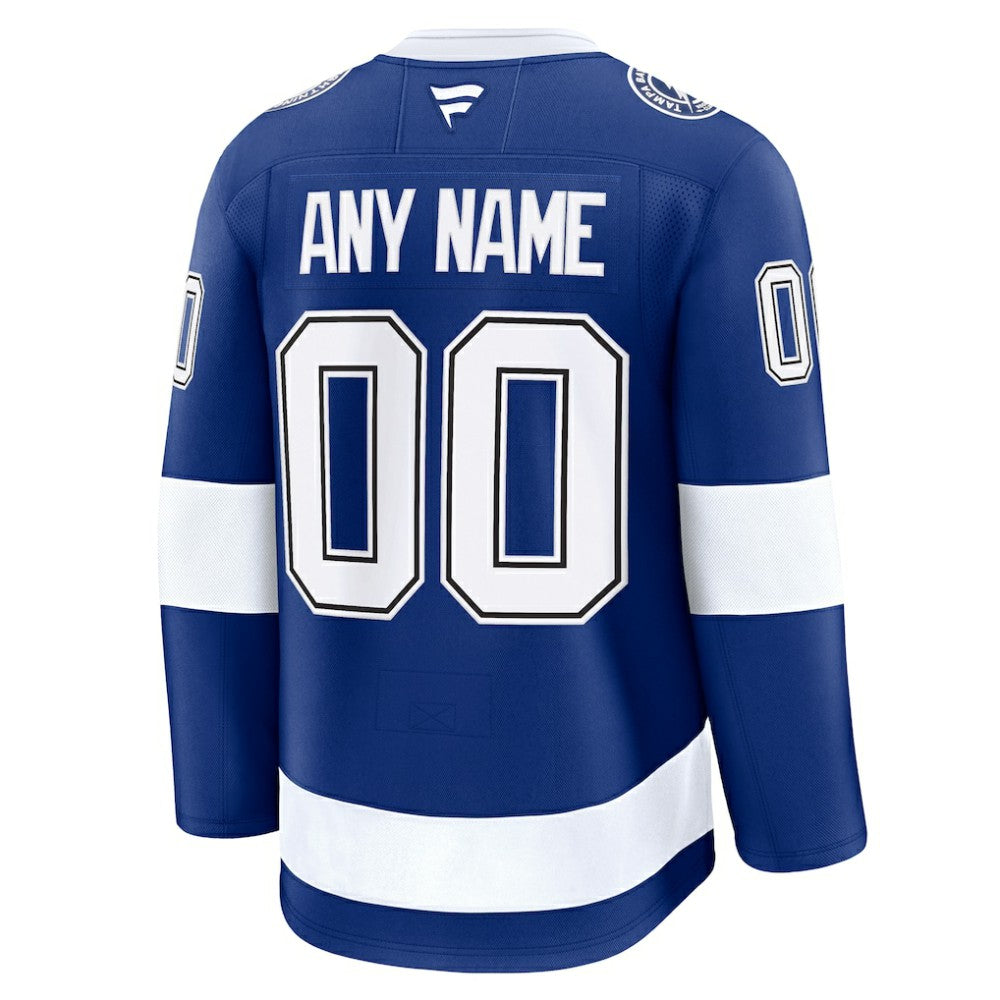 Tampa Bay Lightning Fanatics Home Premium Custom Jersey -  NHL Jerseys