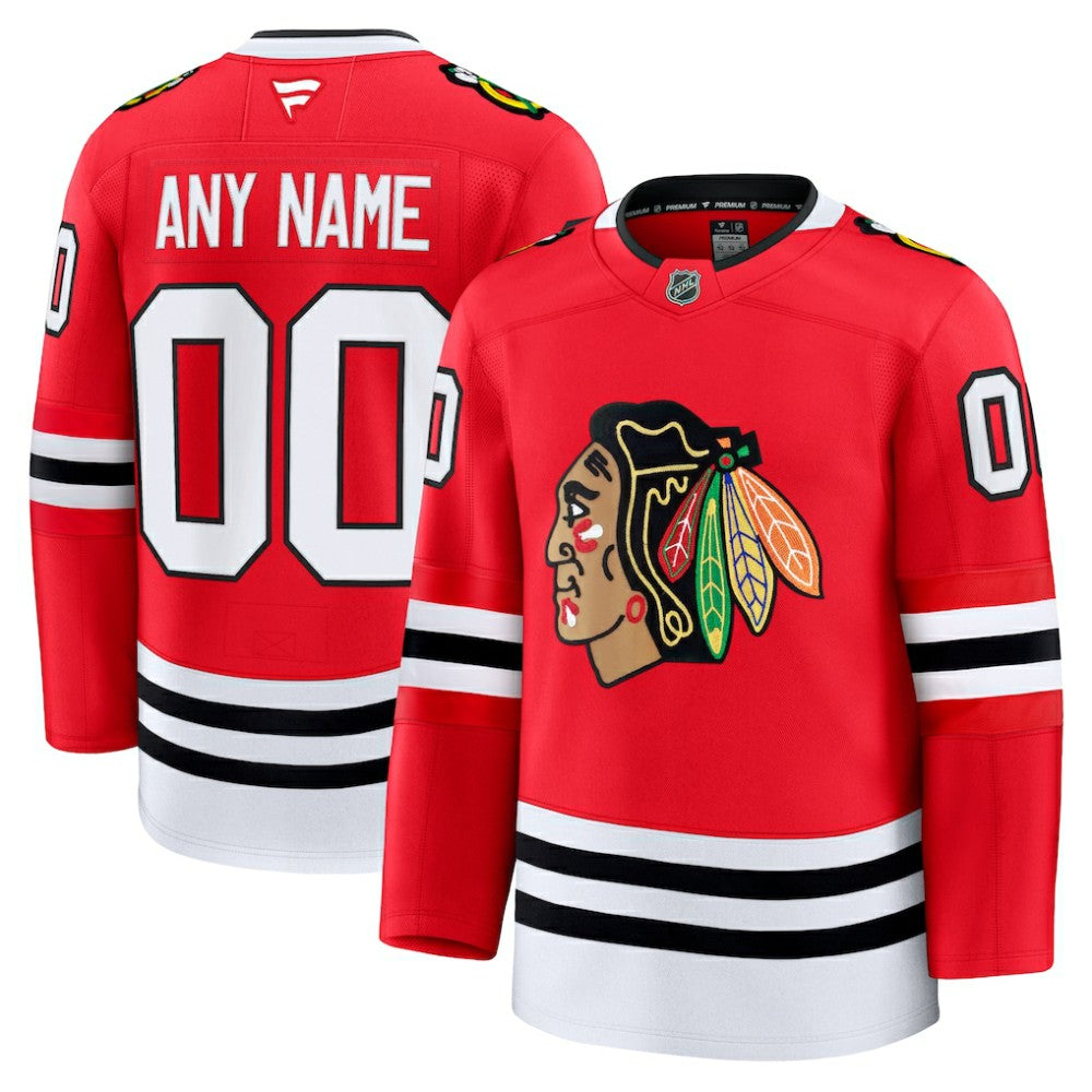 Chicago Blackhawks Fanatics Home Premium Custom Jersey -  NHL Jerseys
