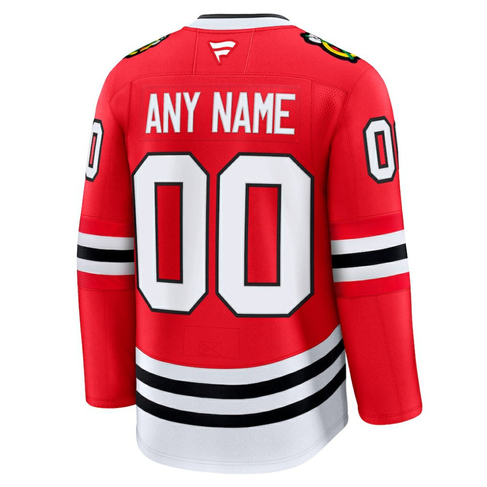 Chicago Blackhawks Fanatics Home Premium Custom Jersey -  NHL Jerseys