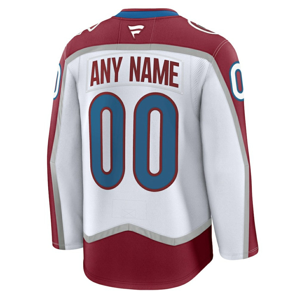 Colorado Avalanche Fanatics Away Premium Custom Jersey -  NHL Jerseys