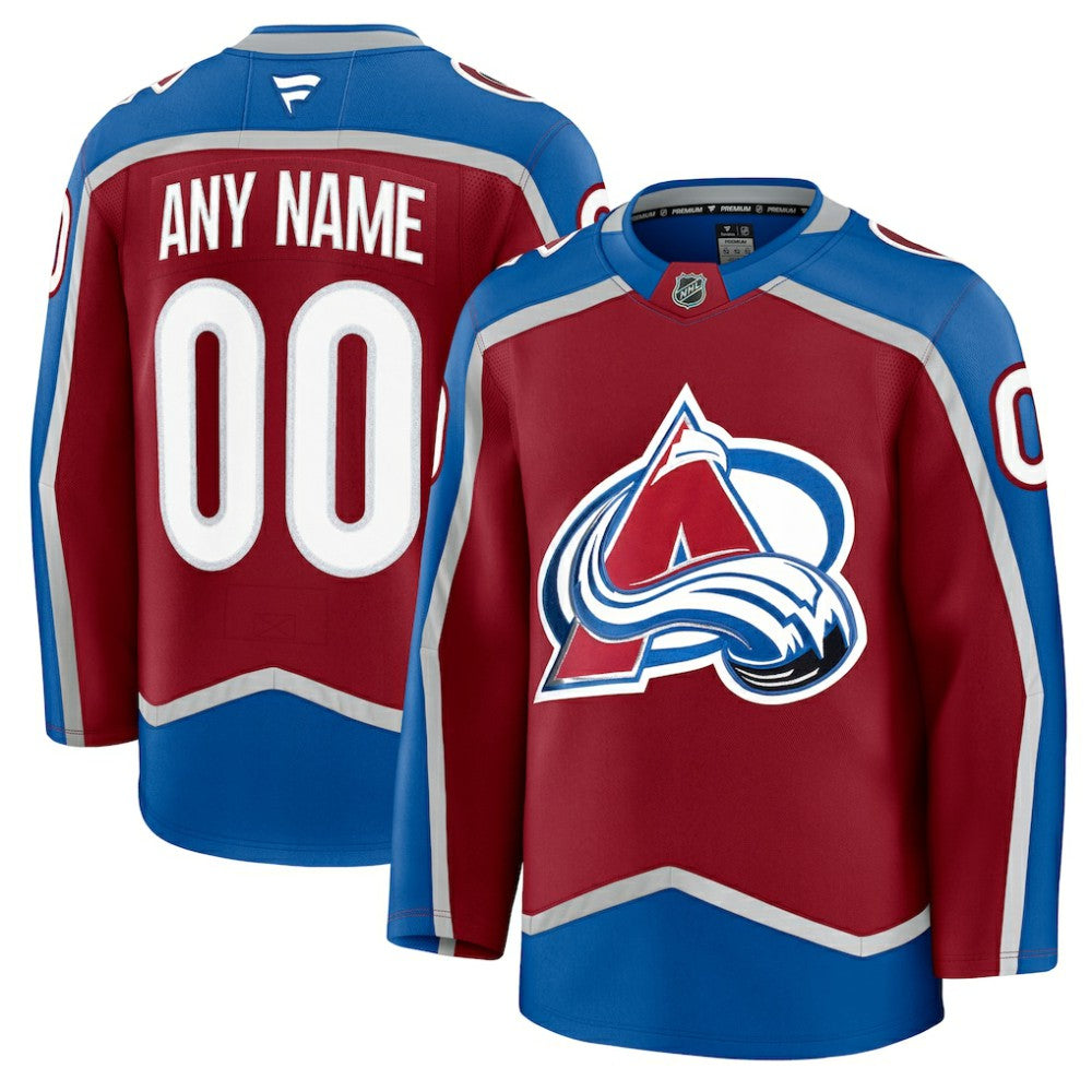 Colorado Avalanche Fanatics Home Premium Custom Jersey -  NHL Jerseys