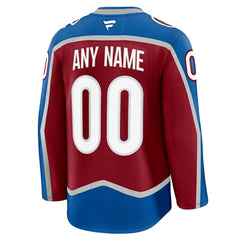 Colorado Avalanche Fanatics Home Premium Custom Jersey -  NHL Jerseys