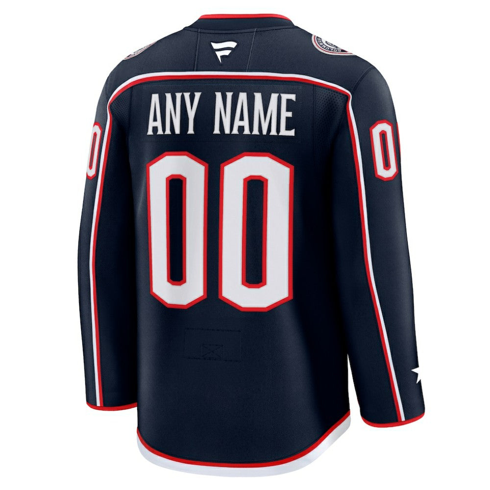 Columbus Blue Jackets Fanatics Home Premium Custom Jersey -  NHL Jerseys
