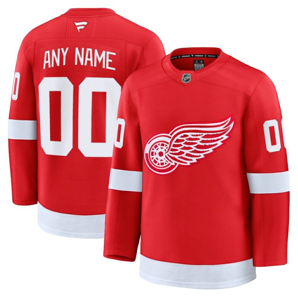 Detroit Red Wings Fanatics Home Premium Custom Jersey -  NHL Jerseys