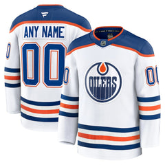 Edmonton Oilers Fanatics Away Premium Custom Jersey -  NHL Jerseys