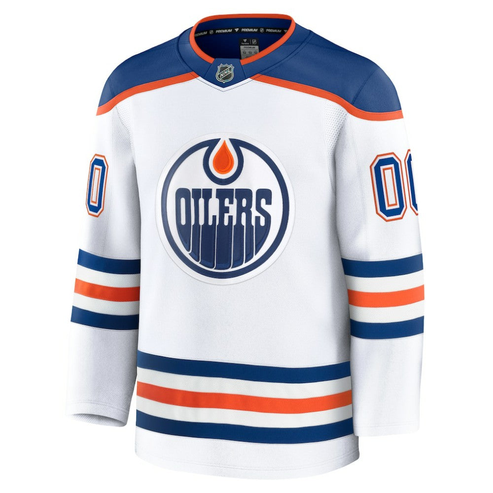 Edmonton Oilers Fanatics Away Premium Custom Jersey -  NHL Jerseys
