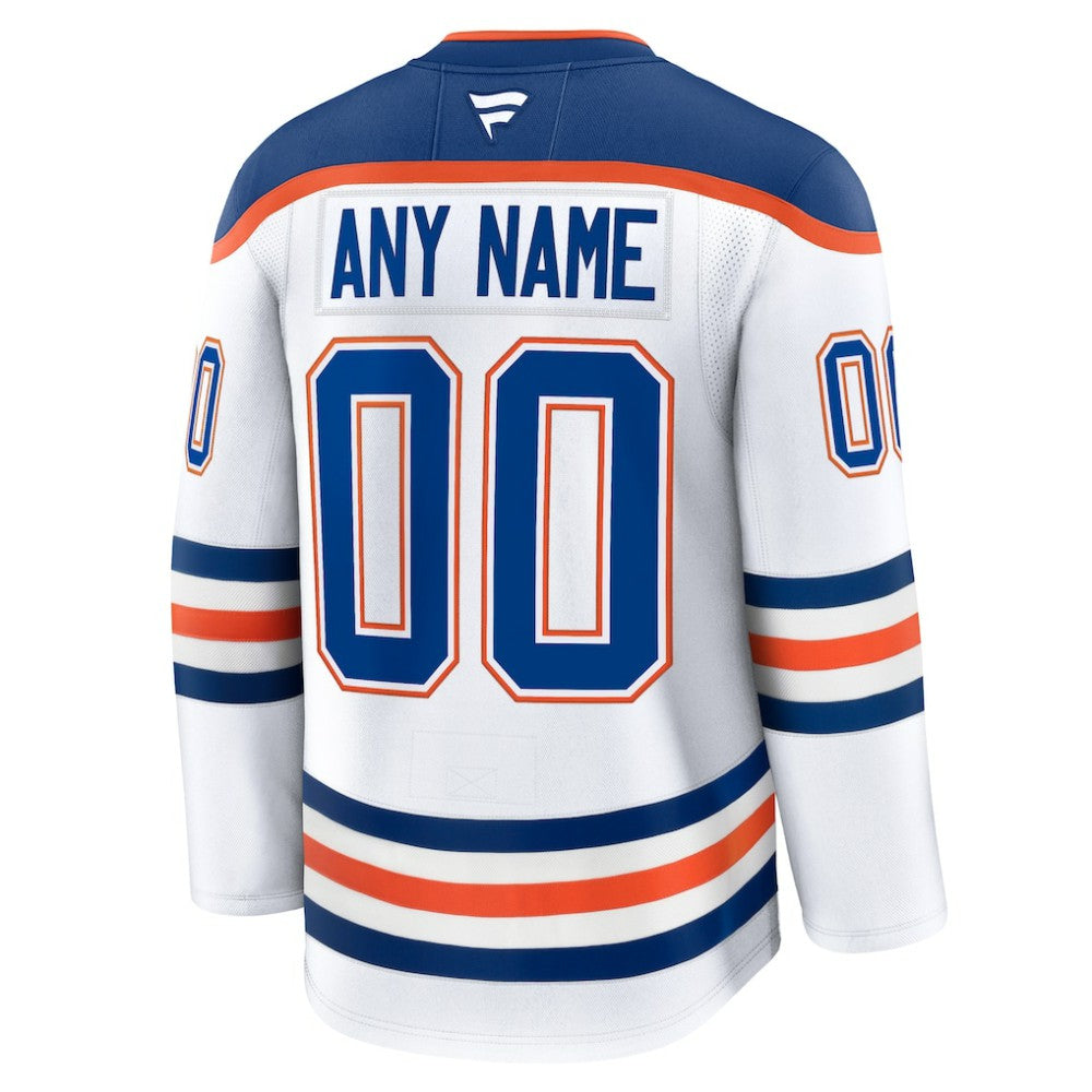 Edmonton Oilers Fanatics Away Premium Custom Jersey -  NHL Jerseys