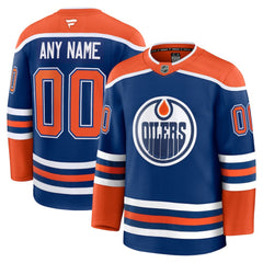 Edmonton Oilers Fanatics Home Premium Custom Jersey -  NHL Jerseys