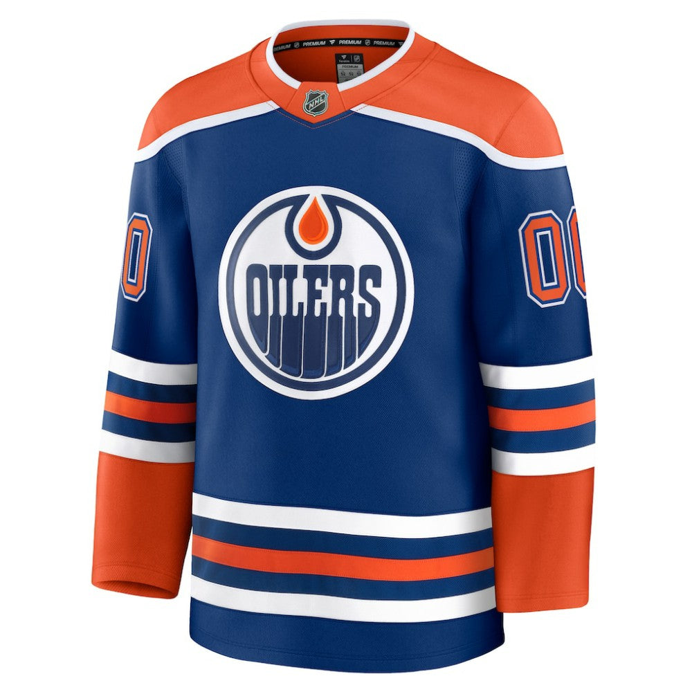 Edmonton Oilers Fanatics Home Premium Custom Jersey -  NHL Jerseys