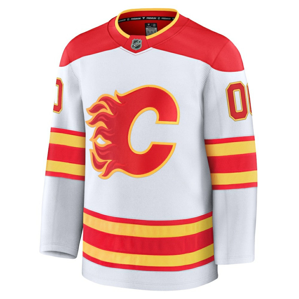 Calgary Flames Fanatics Away Premium Custom Jersey -  NHL Jerseys