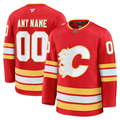 Calgary Flames Fanatics Home Premium Custom Jersey -  NHL Jerseys