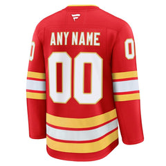 Calgary Flames Fanatics Home Premium Custom Jersey -  NHL Jerseys