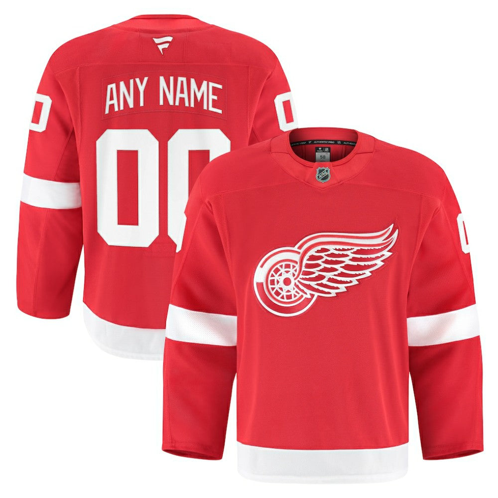 Detroit Red Wings Fanatics Home Authentic Pro Custom Jersey -  NHL Jerseys