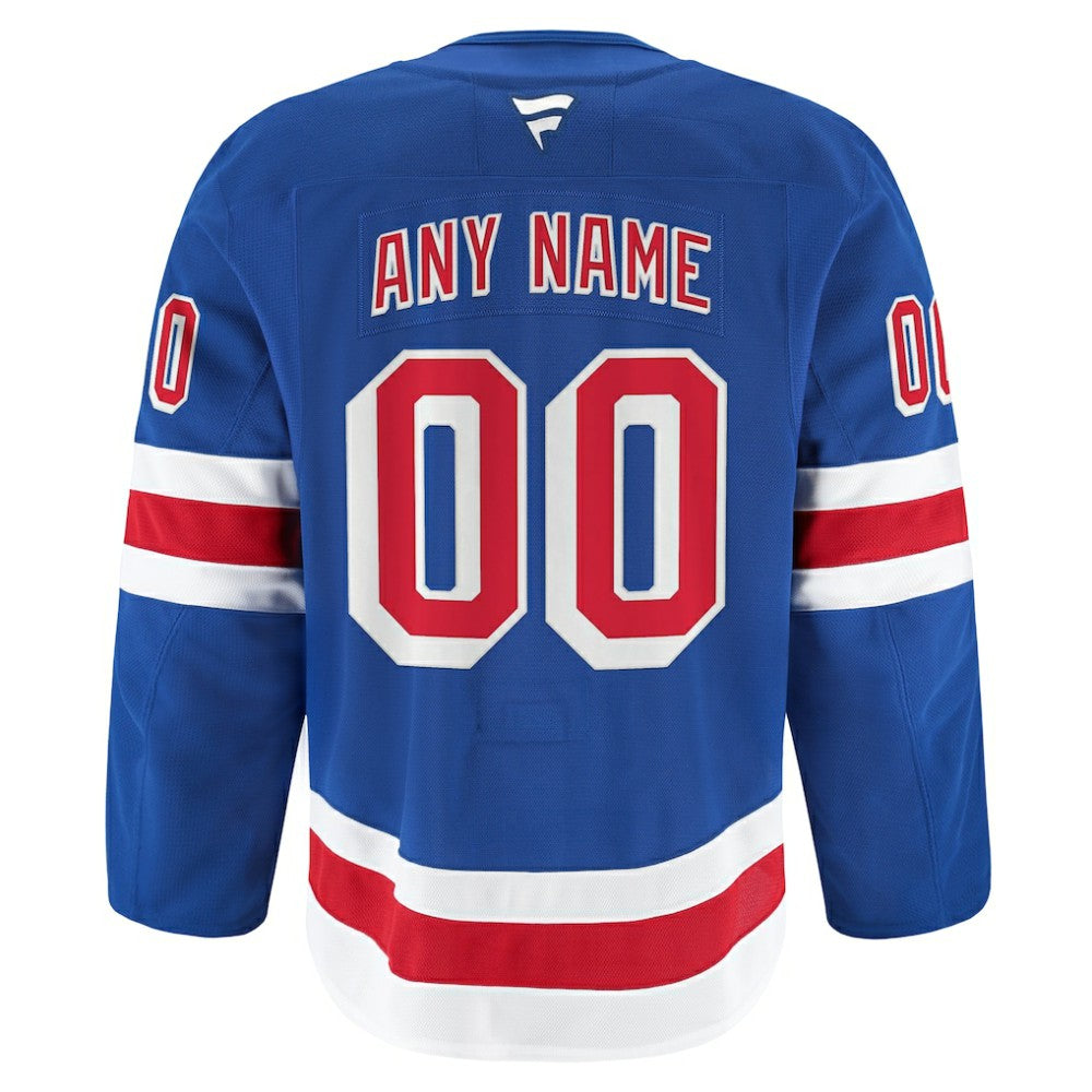 New York Rangers Fanatics Home Authentic Pro Custom Jersey -  NHL Jerseys