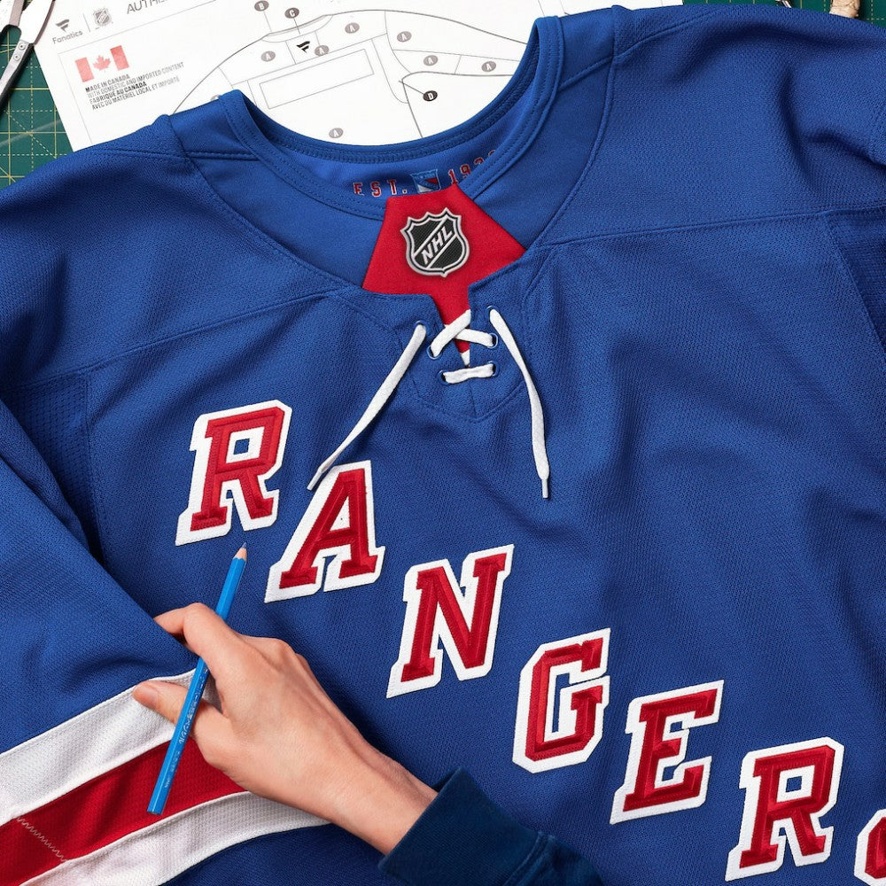 New York Rangers Fanatics Home Authentic Pro Custom Jersey -  NHL Jerseys