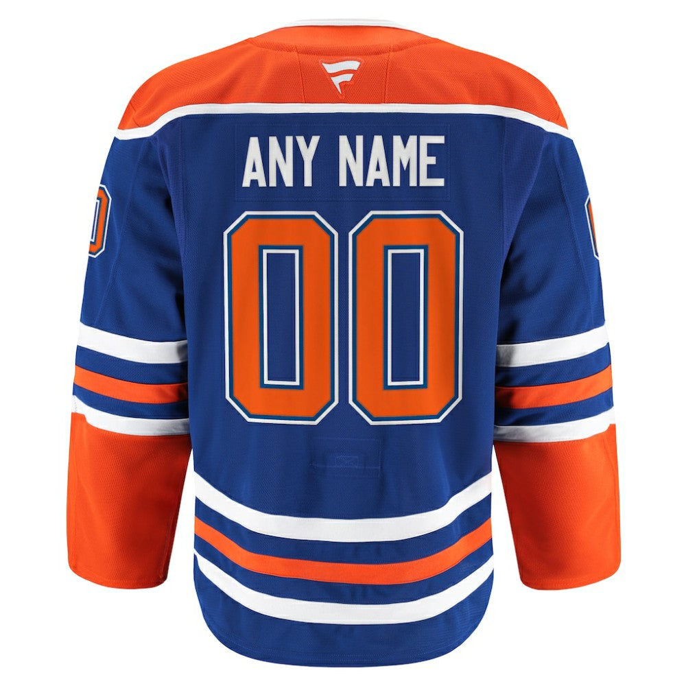 Edmonton Oilers Fanatics Home Authentic Pro Custom Jersey -  NHL Jerseys