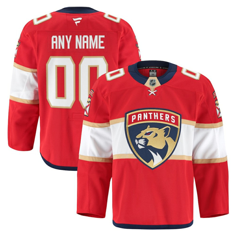 Florida Panthers Fanatics Home Authentic Pro Custom Jersey -  NHL Jerseys