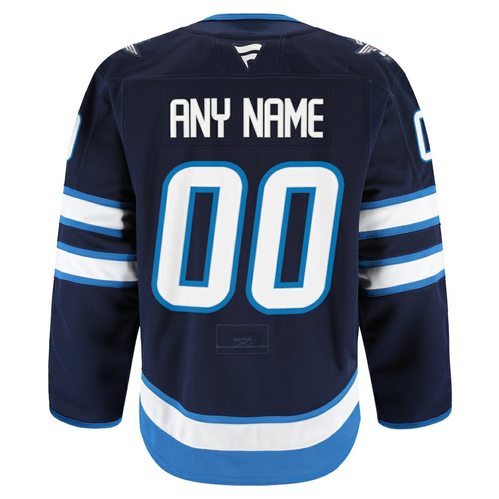 Winnipeg Jets Fanatics Home Authentic Pro Custom Jersey -  NHL Jerseys
