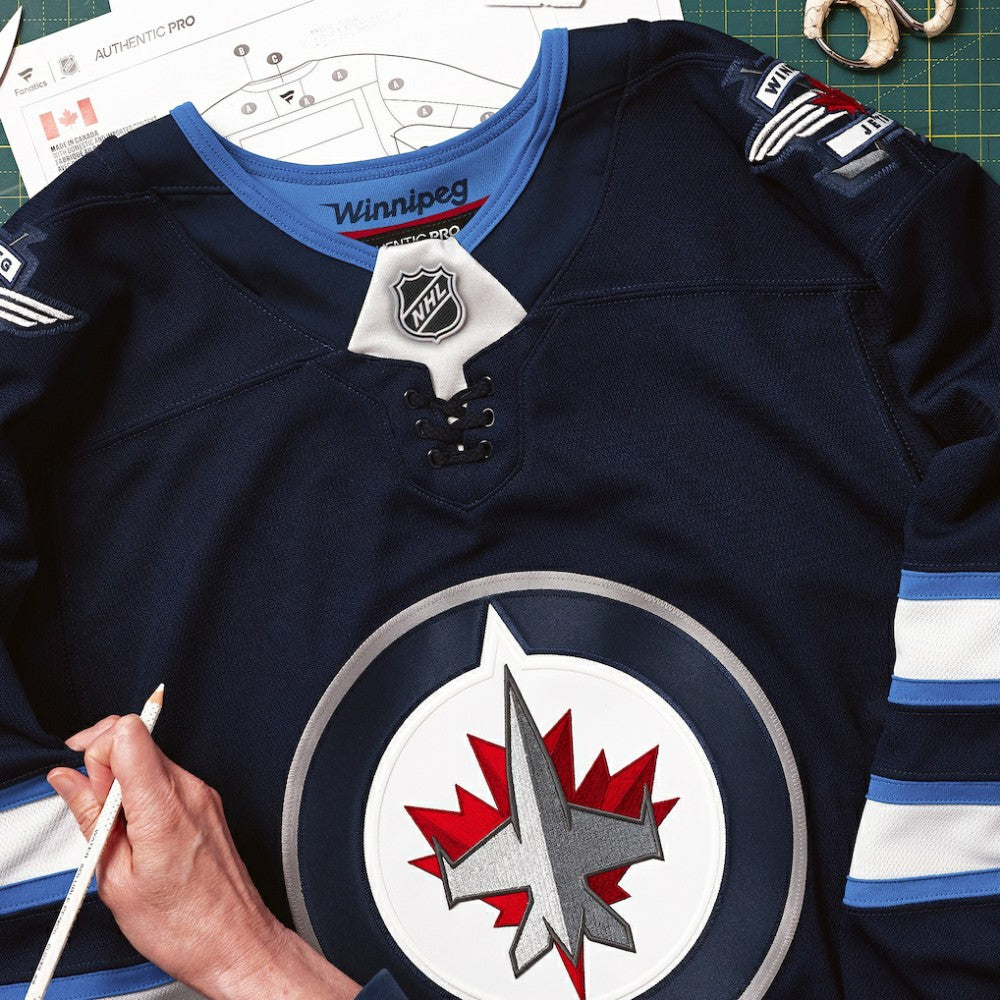 Winnipeg Jets Fanatics Home Authentic Pro Custom Jersey -  NHL Jerseys