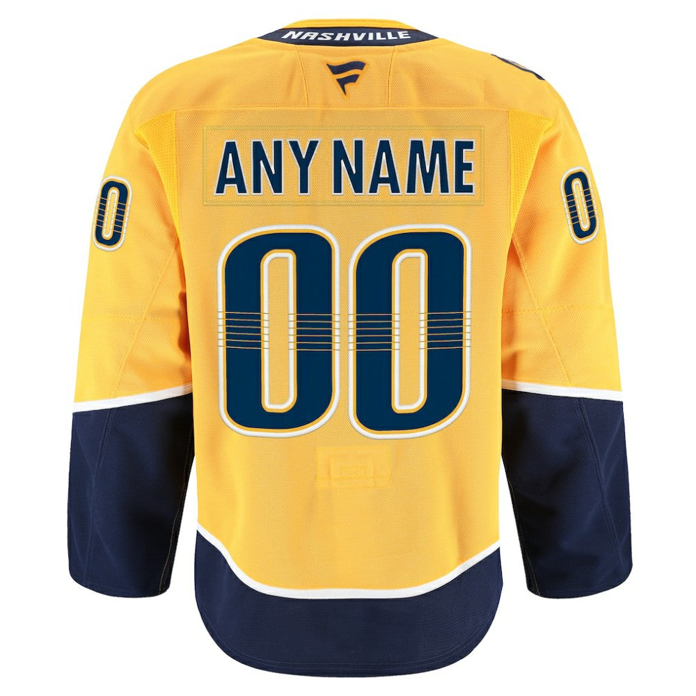 Nashville Predators Fanatics Home Authentic Pro Custom Jersey -  NHL Jerseys