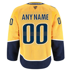 Nashville Predators Fanatics Home Authentic Pro Custom Jersey -  NHL Jerseys