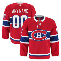 Montreal Canadiens Fanatics Home Authentic Pro Custom Jersey -  NHL Jerseys