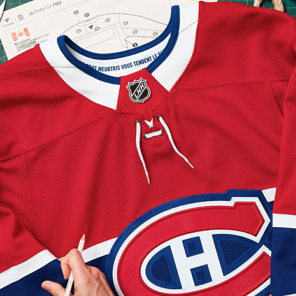 Montreal Canadiens Fanatics Home Authentic Pro Custom Jersey -  NHL Jerseys