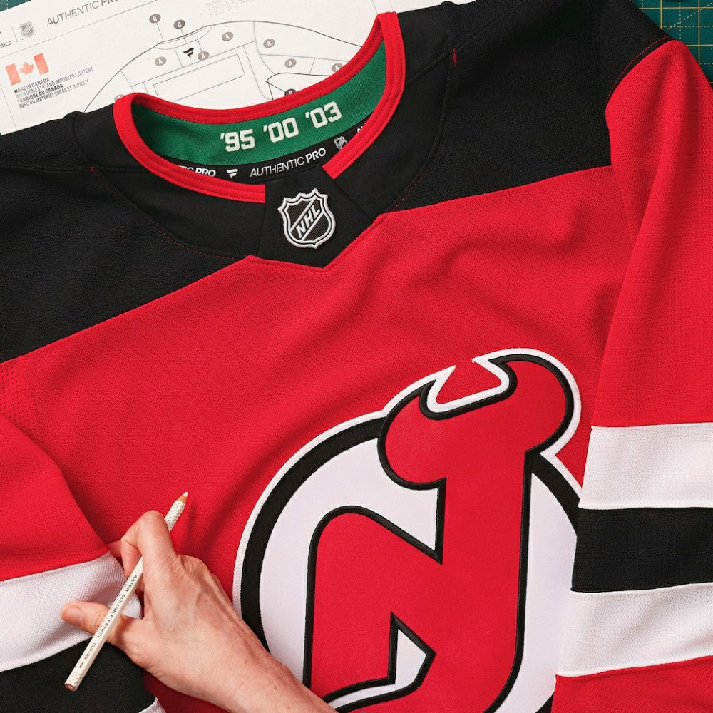 New Jersey Devils Fanatics Home Authentic Pro Custom Jersey -  NHL Jerseys