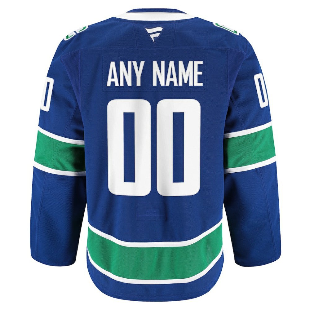 Vancouver Canucks Fanatics Home Authentic Pro Custom Jersey -  NHL Jerseys