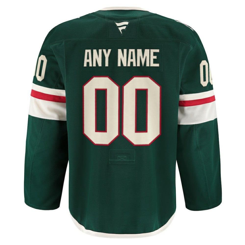 Minnesota Wild Fanatics Home Authentic Pro Custom Jersey -  NHL Jerseys