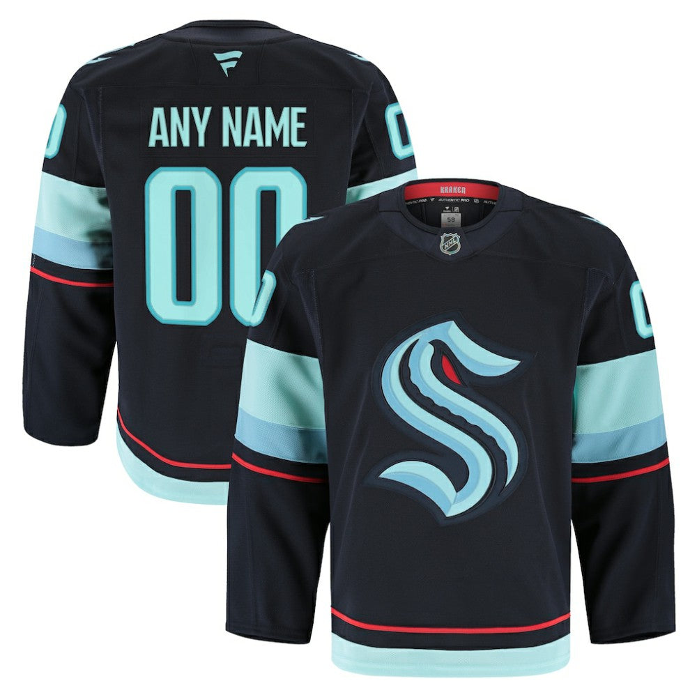 Seattle Kraken Fanatics Home Authentic Pro Custom Jersey -  NHL Jerseys