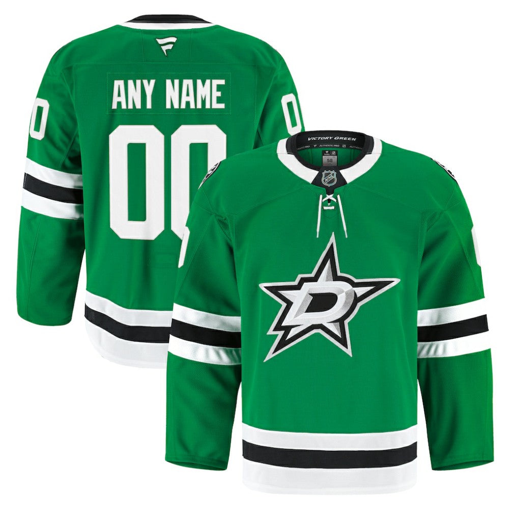 Dallas Stars Fanatics Home Authentic Pro Custom Jersey -  NHL Jerseys