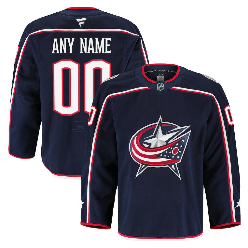 Columbus Blue Jackets Fanatics Home Authentic Pro Custom Jersey -  NHL Jerseys