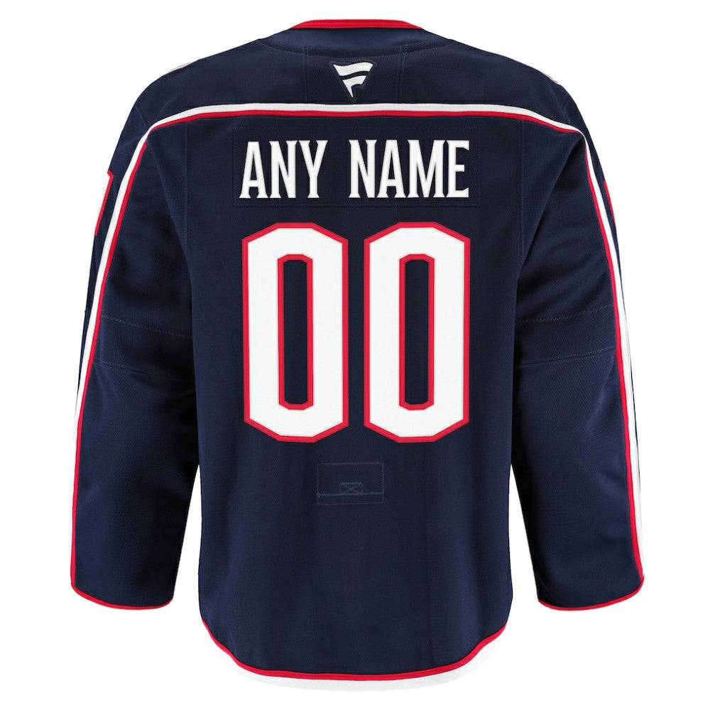 Columbus Blue Jackets Fanatics Home Authentic Pro Custom Jersey -  NHL Jerseys